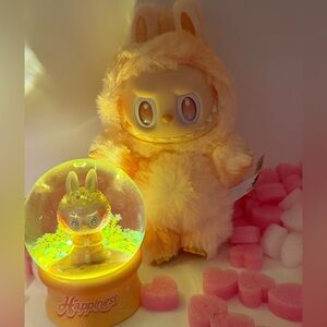 Happiness Labubu and Snow Globe Set